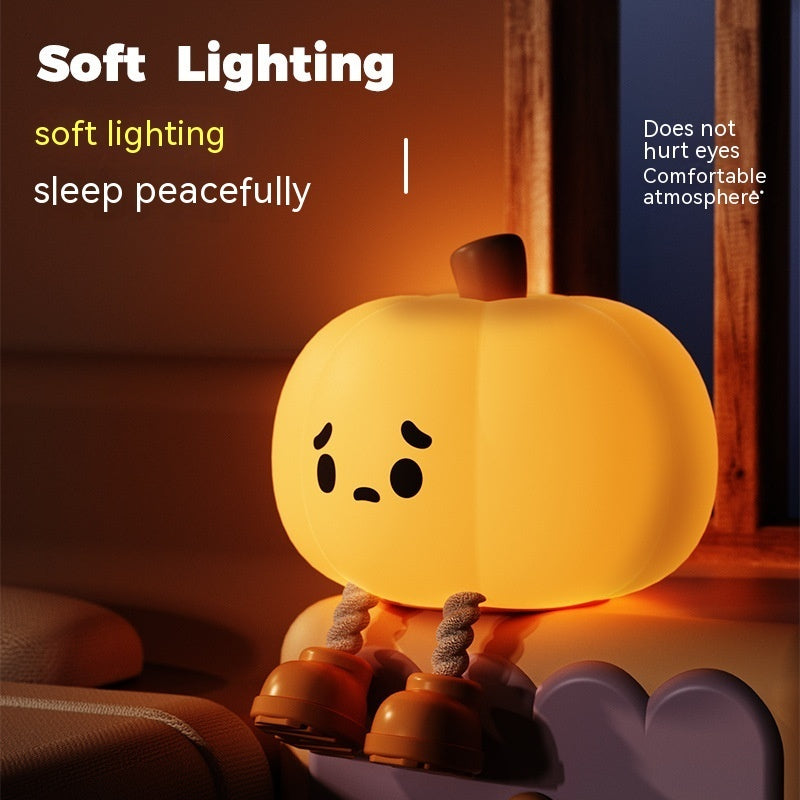 GhostGlow™ Pumpkin Glow — Cozy Silicone Night Light