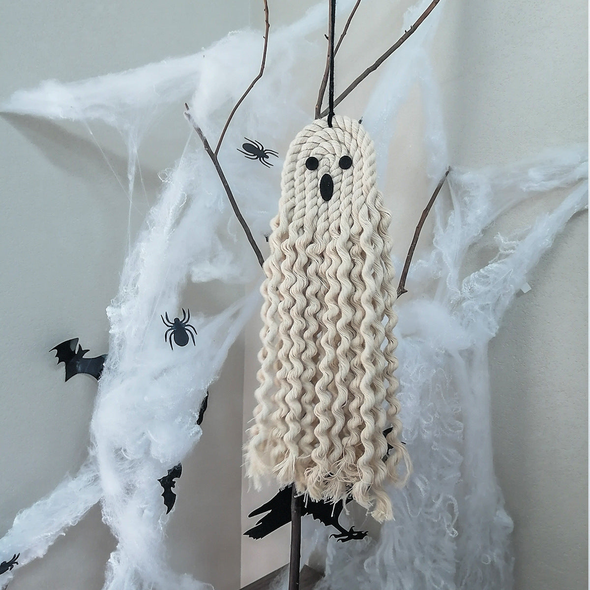 GhostGlow™ Floating Boo — Hanging Ghost Décor
