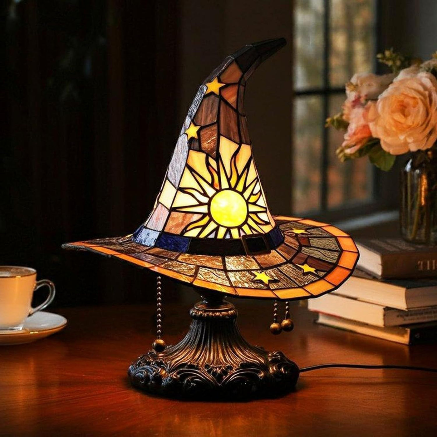 GhostGlow™ Witchlight — Mystic Witch Hat Lamp