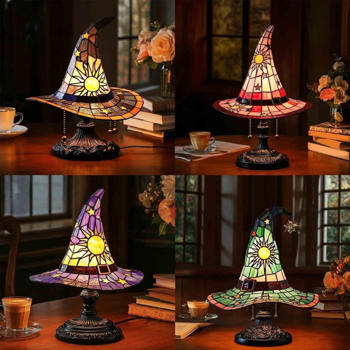 GhostGlow™ Witchlight — Mystic Witch Hat Lamp